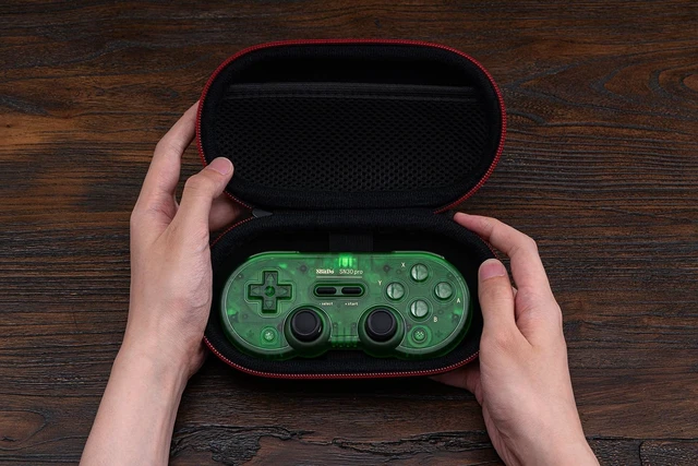 Alt view image 5 of 7 - 8Bitdo Classic Controller Travel Case for SN30 Pro, M30 Bluetooth Controllers (Medium)