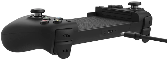 Alt view image 3 of 7 - 8Bitdo Ultimate Mobile Gaming Controller for iPhone, Apple, Android & Xbox Cloud Gaming, Bluetooth Gamepad with Hall Effect Joysticks, 2 Pro Back Buttons, Officially Licensed (Black) white