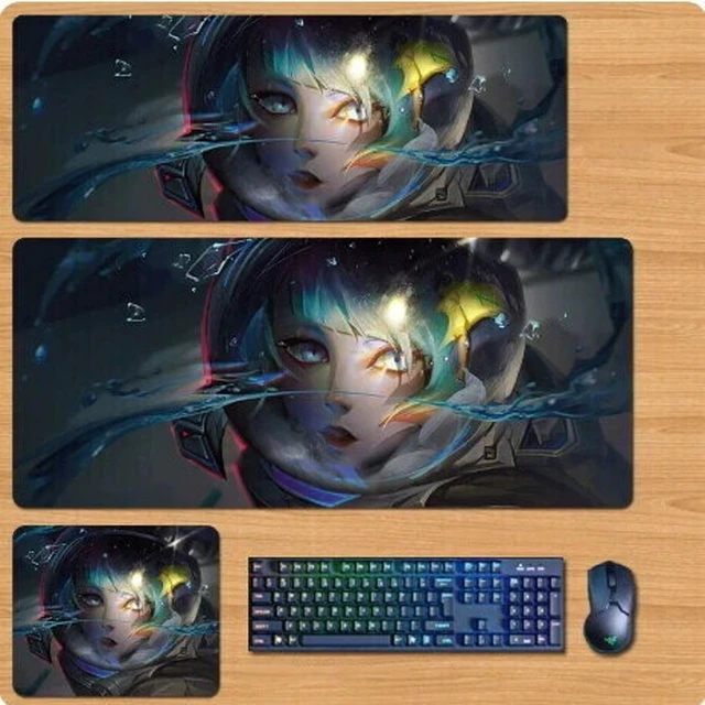 Main image of Cyberpunk: Edgerunners Skin mouse pad Extended Gaming Mouse Pad with Stitched Edges, Large Mouse pad with Non-Slip Rubber Base for Work & Gaming, Office & Home 300/250mm