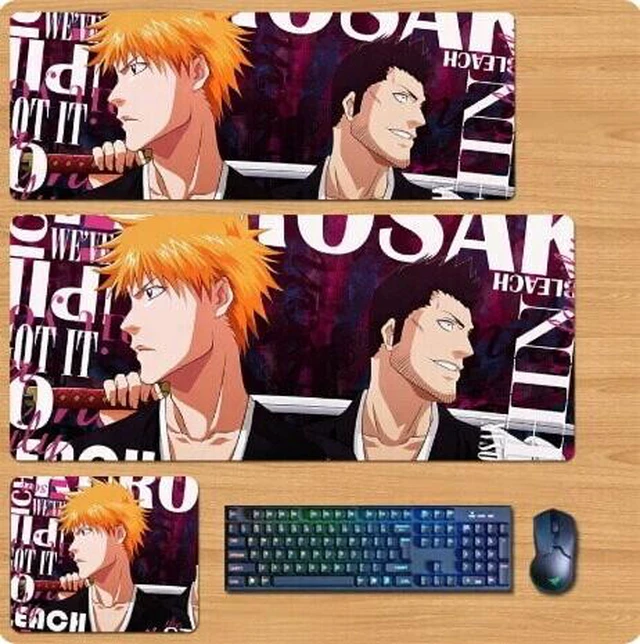 Main image of BLEACH Skin mouse pad Extended Gaming Mouse Pad with Stitched Edges, Large Mouse pad with Non-Slip Rubber Base for Work & Gaming, Office & Home 300/250mm