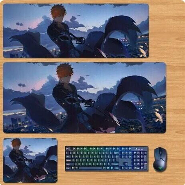 Main image of BLEACH Skin mouse pad Extended Gaming Mouse Pad with Stitched Edges, Large Mouse pad with Non-Slip Rubber Base for Work & Gaming, Office & Home 300/250mm