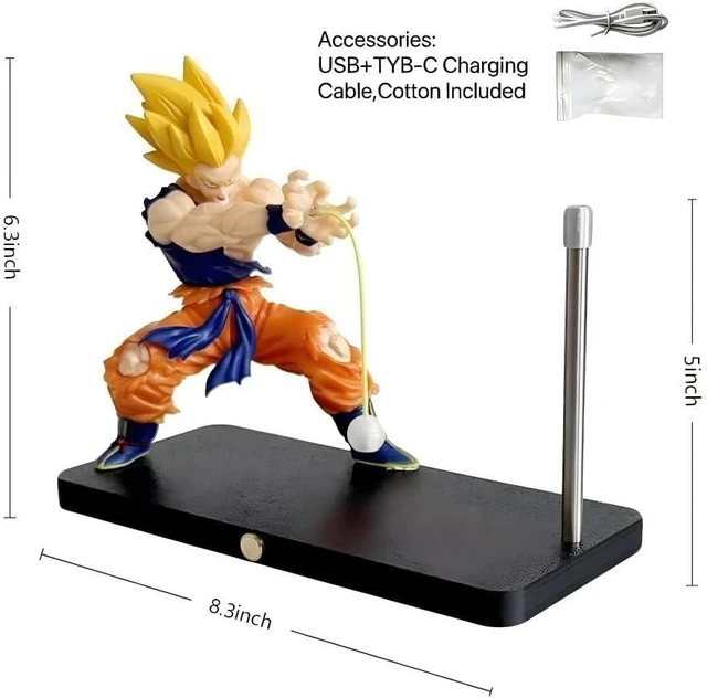 Alt view image 7 of 7 - Anime Character Night Light, with LED Lighting Effects, Floating Effect, Rechargeable, Touch dimming, Anime Table Lamp, Gift, Room Decoration, and a Collectible-Level Table Lamp for Anime fans