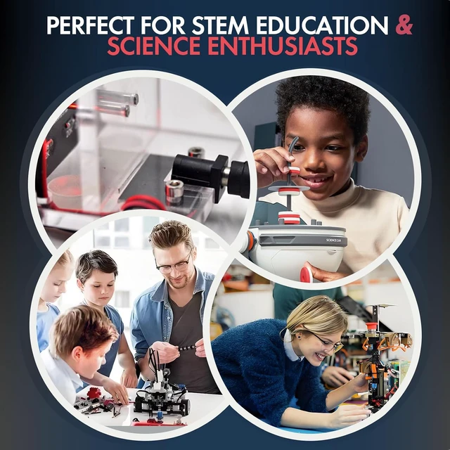 Alt view image 4 of 5 - High tech electromagnetic Coil Accelerator - Multifunctional STEM Toy for Science Education and Creative Learning Hands-On Physics Experiment Kit for Adults (electromagnetic Coil)