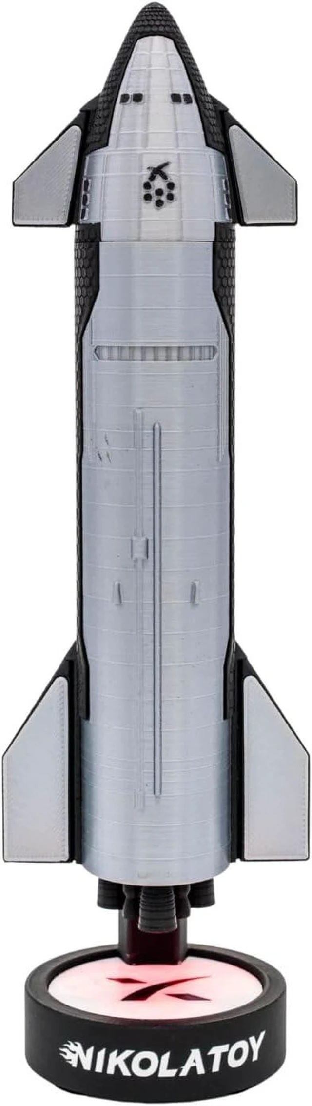 Main image of paceX Starship Model 1:200 Scale Space Rocket with LED Lights and Misting Function Aerospace Collectible Rocket Toy Desktop Ornament, Ideal Gift for Space Enthusiasts (Standard)