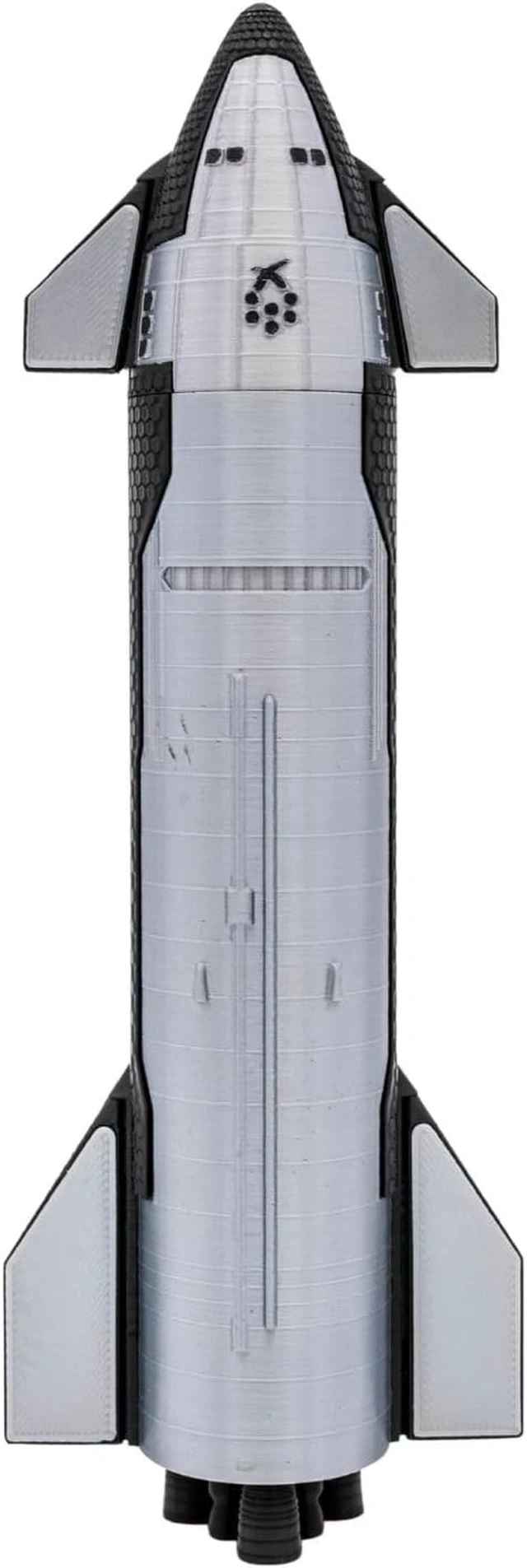 Alt view image 3 of 4 - paceX Starship Model 1:200 Scale Space Rocket with LED Lights and Misting Function Aerospace Collectible Rocket Toy Desktop Ornament, Ideal Gift for Space Enthusiasts (Standard)
