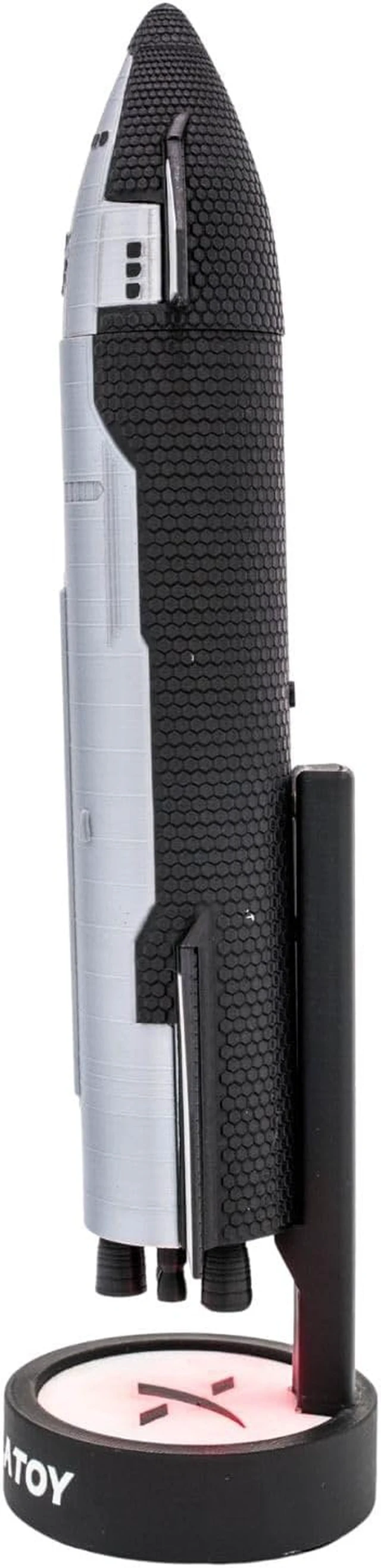 Alt view image 4 of 4 - paceX Starship Model 1:200 Scale Space Rocket with LED Lights and Misting Function Aerospace Collectible Rocket Toy Desktop Ornament, Ideal Gift for Space Enthusiasts (Standard)