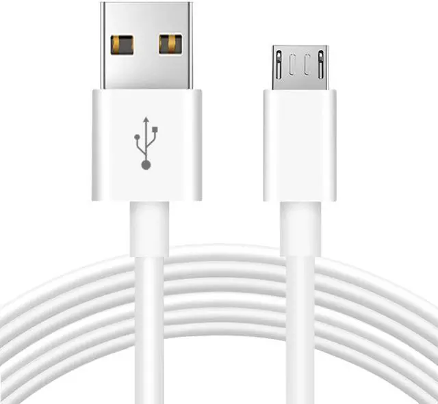 Main image of 10ft 3M Micro USB Cable, Charging and Data Transfer, Micro USB Power Cord for Wyze Cam YI Camera Nest Cam Blink Netvue Kasa Cam Cloud Camera Furbo Dog Arlo Q and More Micro USB Devices-White