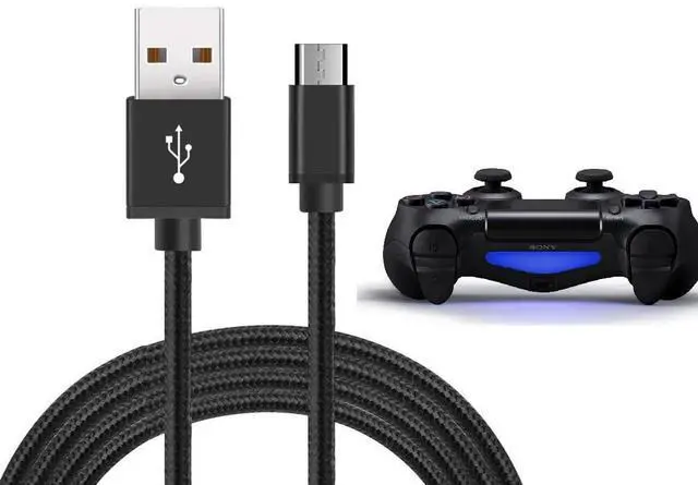 Alt view image 3 of 7 - Micro USB Cable 2 PCS 6.6FT PS4 Controller Charger Charging Cable for PS4 Slim/Pro, Xbox One S/X Controller for Old Kindle E-Readers, Paperwhite, Oasis and 2020 & Older Kindle & Fire Tablets