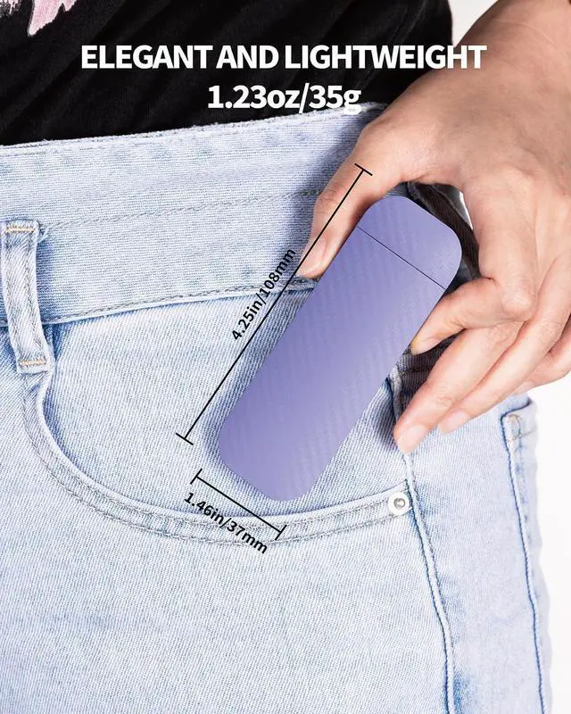 Alt view image 4 of 7 - Book Reading Light, Rechargeable Clip on Booklight, Eye Caring 3 Color Temperatures & 5 Brightness Levels, Night Use for Bed, Long Lasting, Reading at Night in Bed, Romantic Purple