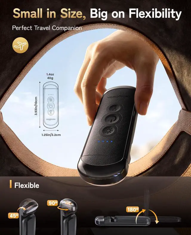 Alt view image 5 of 7 - Book Light Rechargeable, Eye-Care Clip on Reading Light for Books in Bed, 3 Color & Stepless Dimming, 140H Long Lasting Book Lights for Reading at Night, Gifts for Book Lovers(Black)