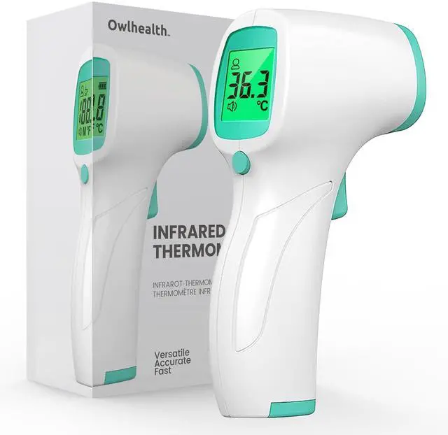 Main image of Non Contact Forehead Thermometer for Adults and Kids, Digital No-Touch Infrared Thermometer Temperature Gun for Baby 3 Color Fever Alarm Accurate Reading 1s Fast Accurate Reading