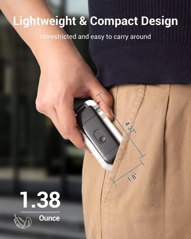 Alt view image 7 of 7 - USB Rechargeable Book Light for Reading in Bed, Warm White, Brightness Adjustable, LED Clip on Book Reading Lights, Perfect for Bookworms, Kids, Black