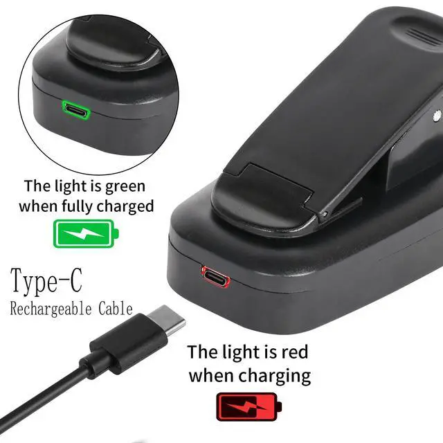 Alt view image 3 of 6 - USB-C Rechargeable Book Light for Reading in Bed 3 Pack, LED Book Lights with 3 Color Temperature Reading Light, Easily Clip on to a Small Mini Lightweight Book Lights for Read Book Lovers