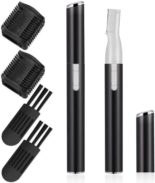 Main image of Eyebrow Trimmer Face Shaver for Women Battery,Black | Precision Personal Trimmer, Prune Hair Removal for Eyebrows Neck Lips, Portable Electric Shaver with Replaceable