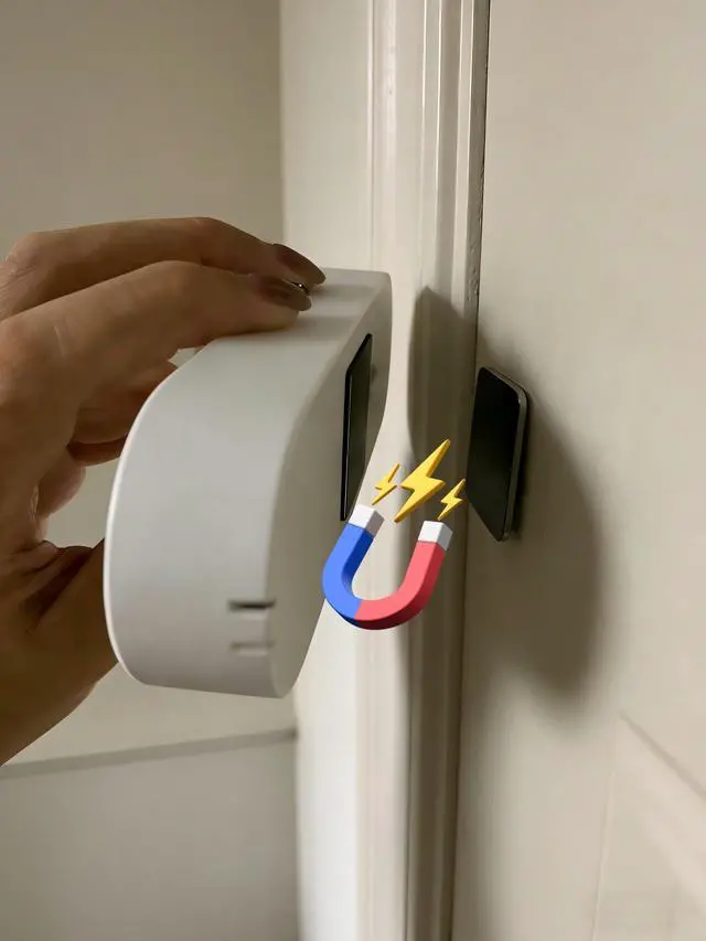 Alt view image 3 of 5 - Rechargeable Night Light with Motion Sensor Battery 2 Pack- Portable Mini Stick-on Stick-on Warm White LED - for Bathroom, Bedroom, Kitchen, Cabinet, Stairs, Hallway