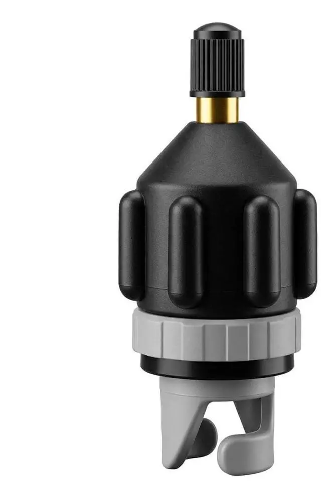 Main image of Inflatable Boat SUP Pump Adaptor Standard Schrader Conventional Air Pump Air Valve Adapter Spoke Plate Attachment(Black)
