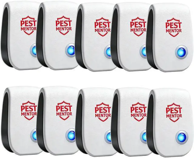 Main image of 10Pack Ultrasonic Pest Control Repeller, Indoor Repellent for Mouse, Roach, Ant, Rodent, Bugs, Mosquito, Spider Repellent for House Garage Warehouse Kitchen