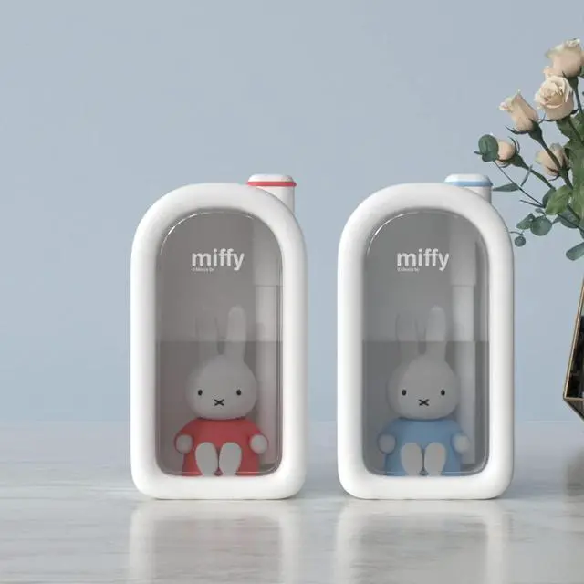 Alt view image 6 of 6 - X Miffy Cool Mist Humidifier - Ultrasonic Quiet, Mini Cute Humidifier with Night Light, 380ml Humidifiers for Bedroom/Babies Nursery/Office