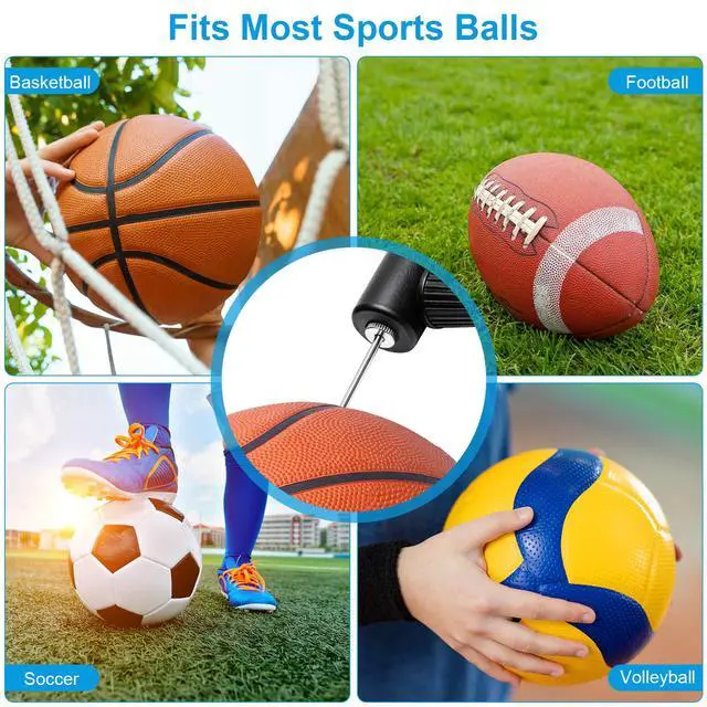 Alt view image 2 of 5 - 40 Pcs Brass Ball Pump Needles, Heavy Duty No Break Air Pump Needles, Premium Stainless Steel Inflation Needles with Storage Case, Compatible with Hand/Electric Pump for Sports Balls