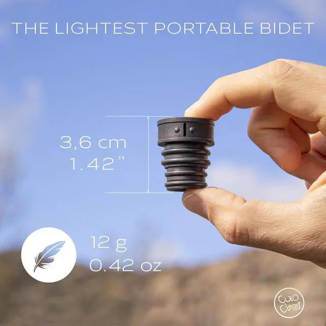 Alt view image 4 of 7 - CuloClean 2pcs Portable Bidet for Toilet, Travel, or Camping. Compatible with Every Bottle. Discreet, Ecological, Mini, Elderly, Sprayer, Bio, Personal, Handheld, Backcountry Bidet.