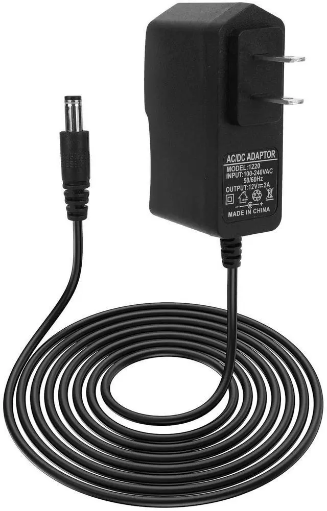 Main image of 12V Shiatsu Back and Neck Massager Power Cord, 2A DC Power Cord Massager Charger Compatible with Nekteck Resteck Mirakel InvoSpa Papillon Mo Cuishle Snailax Medcursor Etekcity Mountrax Zyllion Comfier