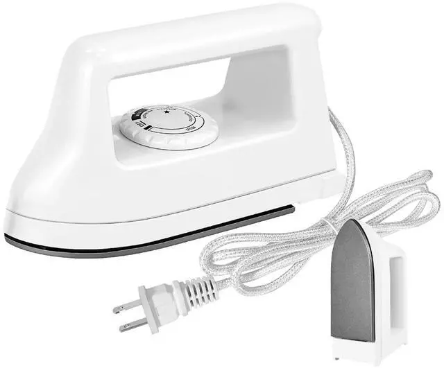 Main image of Mini Crafts Iron Handy Heat Press Machine Kit Portable with PVC Doormat for Heat Transfer, Charging Base Accessories for DIY T-Shirt Shoe Bag Vinyl Projects
