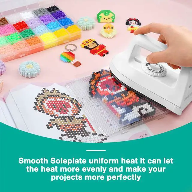 Alt view image 4 of 7 - Mini Crafts Iron Handy Heat Press Machine Kit Portable with PVC Doormat for Heat Transfer, Charging Base Accessories for DIY T-Shirt Shoe Bag Vinyl Projects
