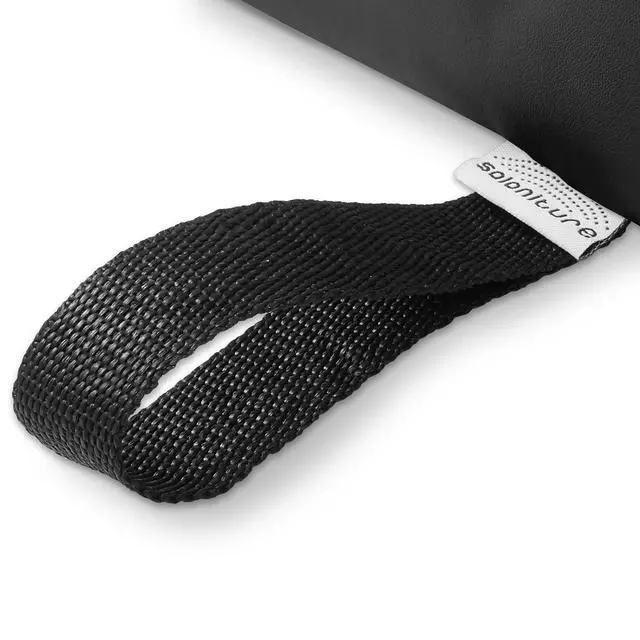 Alt view image 3 of 6 - Half Round Neck Massage Table Bolster Pillow Pad - 13 x 6 x 3 Inch - Black