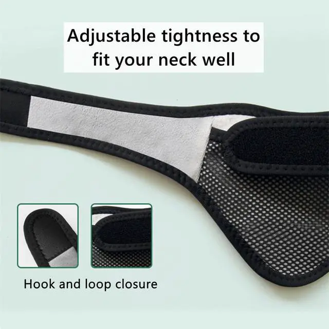 Alt view image 6 of 7 - USB Neck Heating Pad Heated Neck Wrap for Pain Relief Electric Neck Warmer Collar Physical Therapy Heated Neck Brace 3 Adjustable Temp Auto Shut Off Portable Neck Heat Brace for Soreness Stiffness