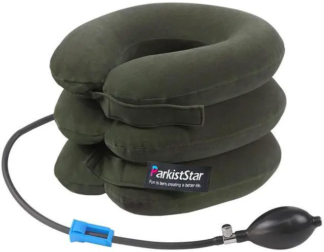 Main image of Cervical Neck Traction Device,inflatable neck extended version of the traction stand, relieve neck pain and shoulder pain, and effectively correct poor sitting posture (including health care tutorial)