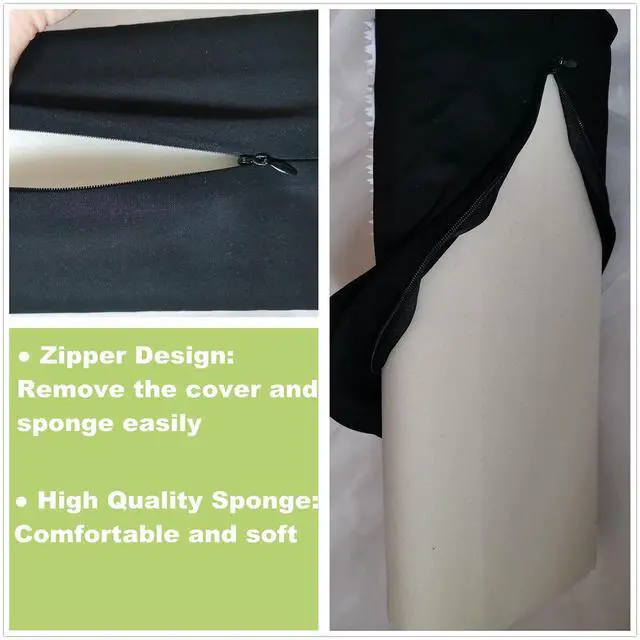Alt view image 7 of 7 - Acupressure Massage Pillow Acupuncture Massager for Neck Back Head Pain Relief,Black