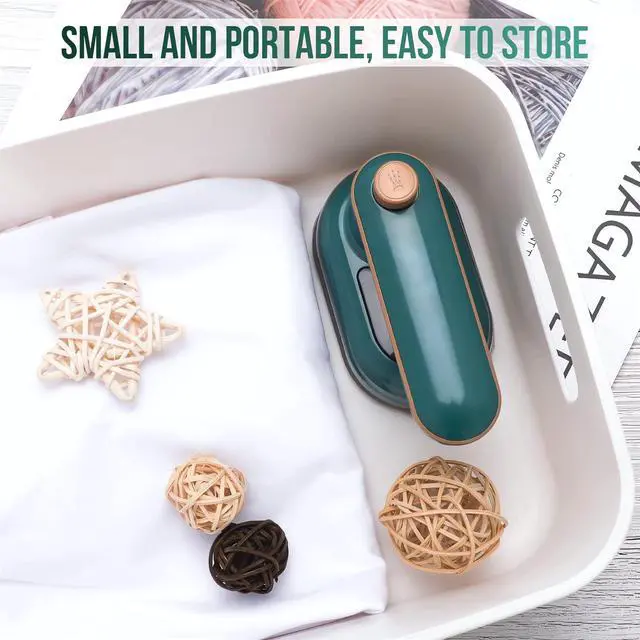 Alt view image 5 of 5 - Portable Steam Iron - 2023 New Travel Mini Steam Iron, Portable Micro Small Iron Dry & Wet Ironing Machine, Steamer for Clothes Size, Foldable Handheld Iron and All in One (Green)