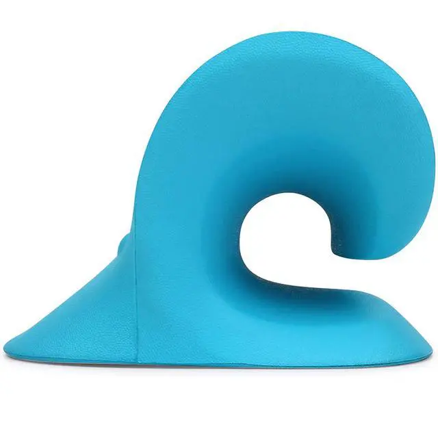 Alt view image 3 of 6 - Comfortable Neck Stretcher for Neck Pain Relief, Neck and Shoulder Relaxer Cervical Neck Traction Device for TMJ Pain Relief and Muscle Relax, Cervical Spine Alignment Chiropractic Pillow