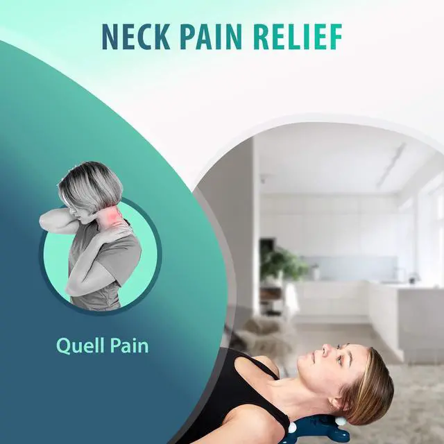 Alt view image 6 of 6 - Trigger Point Pillow - Head and Neck Pain Relief Traction Device- Acupressure Support Relaxer for Tension Headache Relief, Improved Decompression and Muscle Relaxation