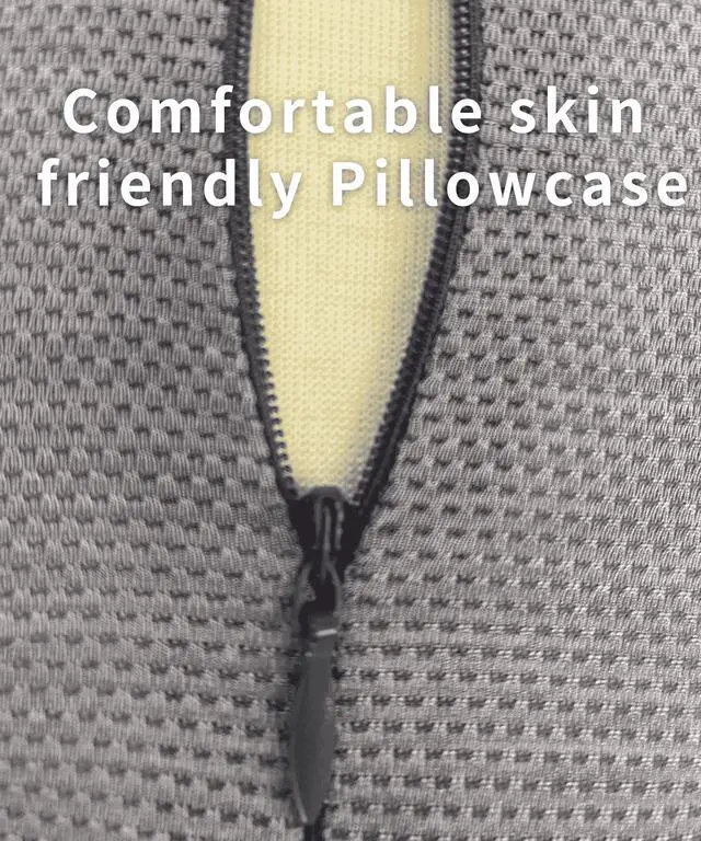 Alt view image 6 of 7 - Small Neck Roll Pillow,Say Goodbye to Neck Pain, Cervical Memory Foam Pillow for Tension Muscle Relief, Contour Support, Shoulder Pain Relaxer with Breathable Pillowcase, Odorless