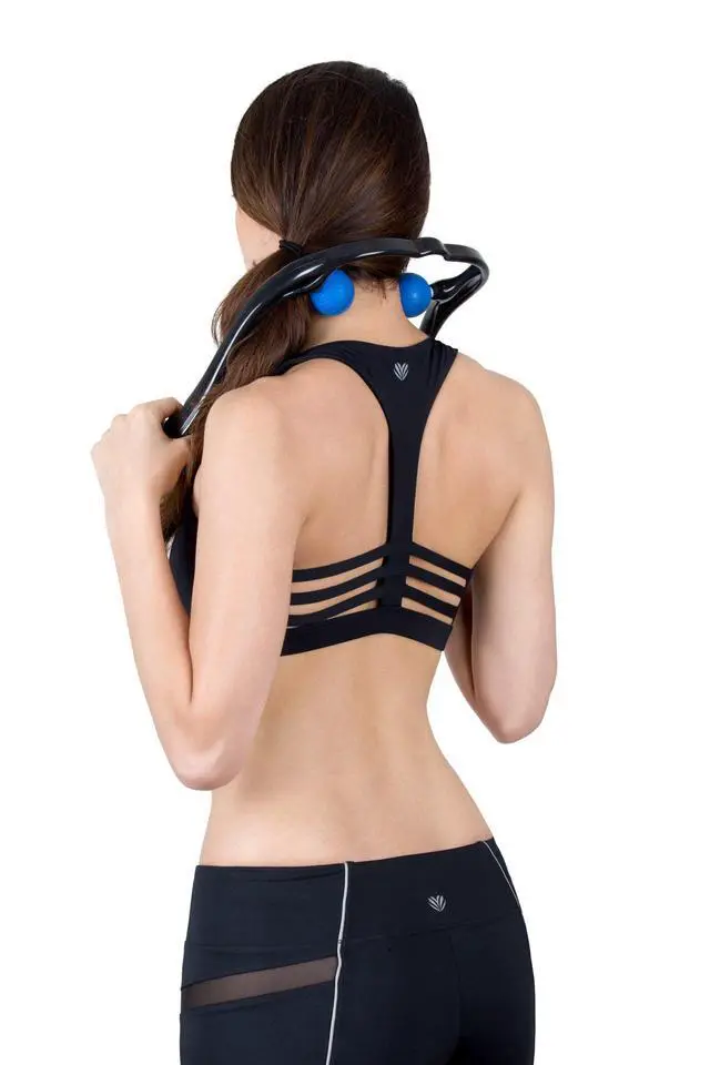 Alt view image 2 of 5 - Neck Massager, Neck and Shoulder Shiatsu Deep Tissue Trigger Point Manual Self Muscle Massage