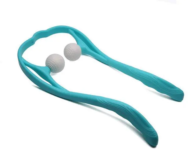 Main image of M1212 Shiatsu Neck Massager for Neck and Shoulder with Deep Tissue Trigger Point Manual Self Muscle Massage for Muscle Pain Relief (Simulates Massage Therapist Hands) (1 Pack Blue)