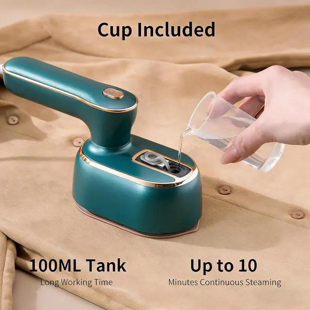 Alt view image 5 of 6 - Travel Steamer for Clothes -1000W Small Steam Irons Foldable for Wrinkle Removal, Compact Portable Mini Travel College Dorm Office Home Garment Steamer for Clothes 120V1 Piece