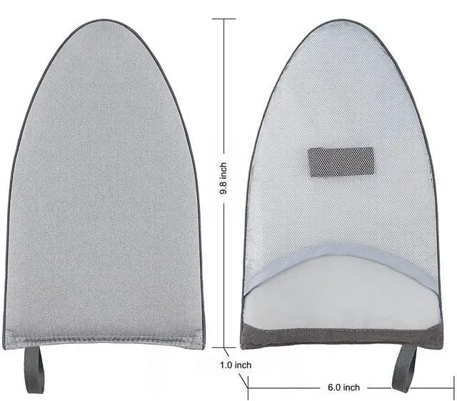 Alt view image 6 of 7 - Garment Steamer Ironing Glove Mitt with Finger Loop for Clothes Steaming Mitt Anti Steam Mini Handheld Ironing Pad Board Heat Resistant Steamer Hand Protector with hanging loop for Steaming Clothes