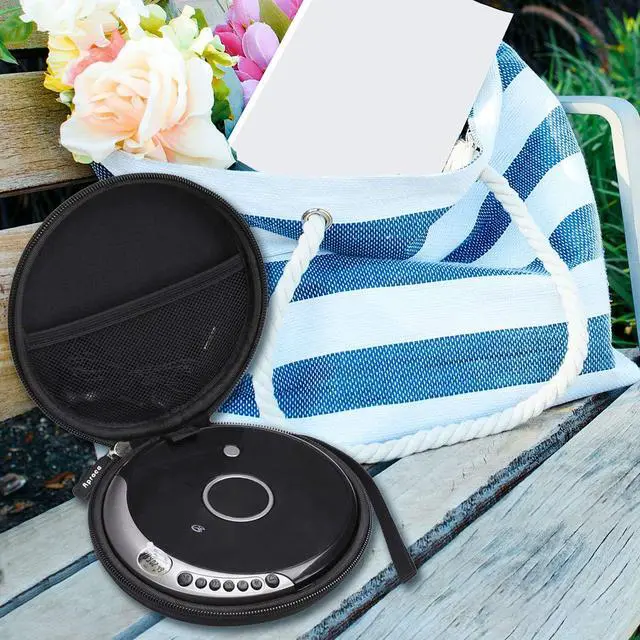 Alt view image 6 of 7 - Case Compatible with Deluxe/Coby/GPX Portable CD Player, Storage Hard Bag for Accessories (Case Only)