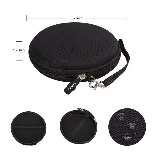 Alt view image 7 of 7 - Case Compatible with Deluxe/Coby/GPX Portable CD Player, Storage Hard Bag for Accessories (Case Only)
