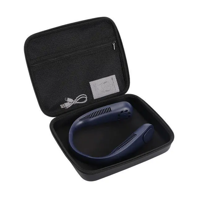 Alt view image 7 of 7 - Hand Free Personal Fan Case for Rechargeable Neck FansNeck Hanging Fan Travel Case USB Rechargeable Personal Fan Storage BoxCase Only