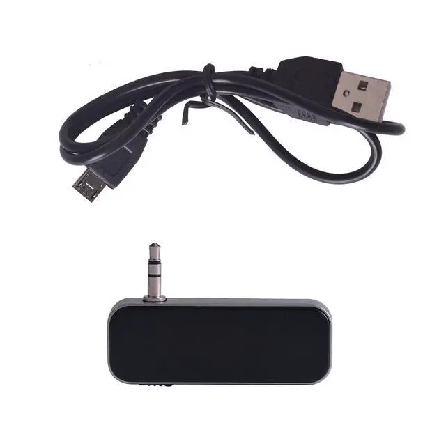 Alt view image 7 of 7 - FM Transmitter Audio Adapter Car Kit, Wireless in-Car Radio Transmitter Built-in 3.5mm Aux Port for Cars iPhone 6s 5 SE iPod iPad Smart Phones MP3 MP4 Audio Players