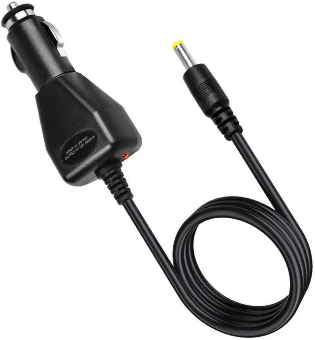 Main image of DC 12V Car Charger for Portable DVD Player, Replacement Car Cigarette Lighter Adapter Power Cord for Sylvania/DBPOWER/UEME/HDJUNTUNKOR/DRJ Portable DVD, 6ft Extra Long (12V - 24V in)