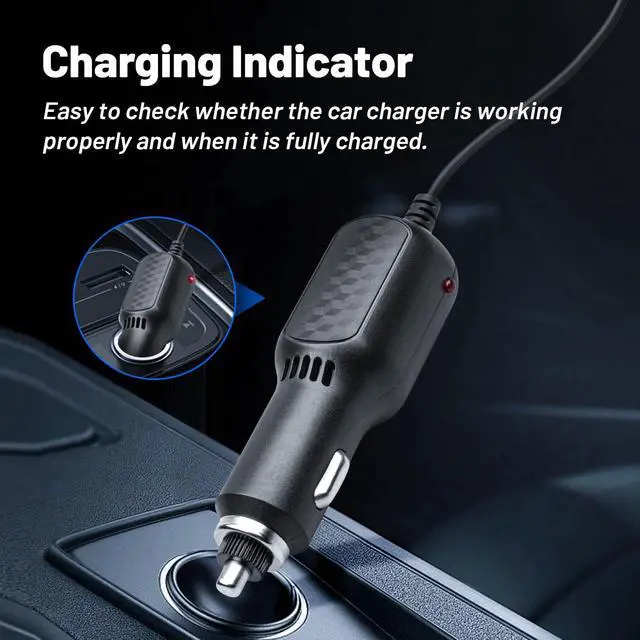 Alt view image 6 of 7 - DC 12V Car Charger for Portable DVD Player Car Cigarette Lighter Adapter Power Cord for Sylvania/DBPOWER/UEME/HDJUNTUNKOR/DRJ
