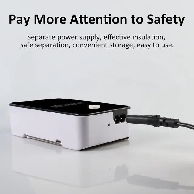 Alt view image 6 of 7 - Personal Space Heater UCAN Portable Mini Electric Space Air Warmer for Room Office Desktop Black