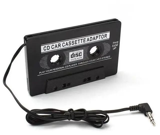 Main image of Universal Car Music Audio Cassette Tape aux Adapter Converter 3.5mm Plug (Black) Play Your Personal CD Player Through Your Cars Stereo