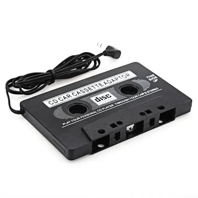 Alt view image 2 of 4 - Universal Car Music Audio Cassette Tape aux Adapter Converter 3.5mm Plug (Black) Play Your Personal CD Player Through Your Cars Stereo