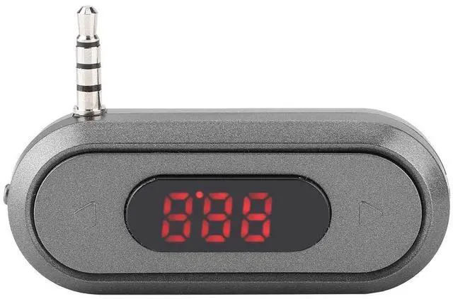 Main image of 3.5MM Audio Head Mobile Phone/Pad/MP3/MP4/MP5/Tablet FM Transmitter Built in 300mAh Battery Car Radio Transmitter