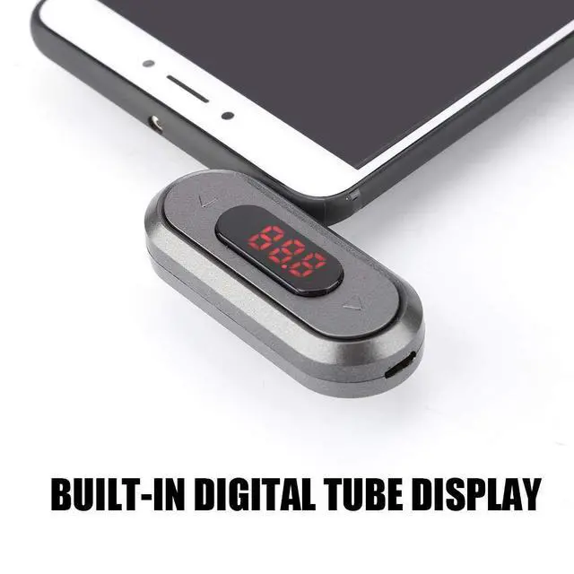 Alt view image 3 of 7 - 3.5MM Audio Head Mobile Phone/Pad/MP3/MP4/MP5/Tablet FM Transmitter Built in 300mAh Battery Car Radio Transmitter